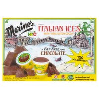 Marinos Chocolate Italian Ices, 6 fl oz, 6 count