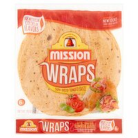 Mission Sun-Dried Tomato Basil Wraps, 6 count, 15 oz, 425 Gram