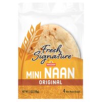 Mission Fresh Signature Original Mini Naan, 4 count, 7 oz