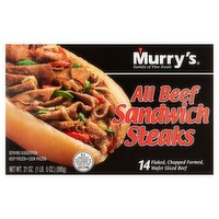 Murry's All Beef Sandwich Steaks, 14 count, 21 oz, 24 Ounce