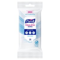 Purell Clean & Go Fresh Scent Wipes, 20 count