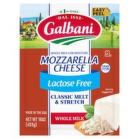 Galbani Lactose Free Mozzarella Cheese, 16oz