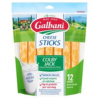 Galbani Colby Jack Cheese Sticks, 10 oz