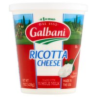 Galbani Ricotta Cheese, 15 oz, 15 Ounce