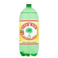 Coco Rico Diet Coconut Soda, 2 L