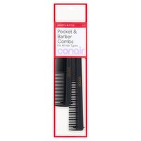 Conair Pocket & Barber Combs, 2 count
