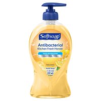 Softsoap Antibacterial Liquid Hand Soap Pump, Kitchen Fresh Zesty Lemon - 11.25 Fluid Ounce , 11.25 Fluid ounce