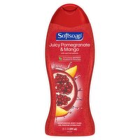 Softsoap Moisturizing Body Wash, Juicy Pomegranate and Mango - 20 Fluid Ounce, 20 Fluid ounce