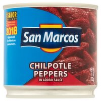 San Marcos Chilpotle Peppers in Adobo Sauce, 11 oz