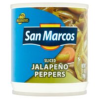 San Marcos Sliced Jalapeño Peppers, 7 oz