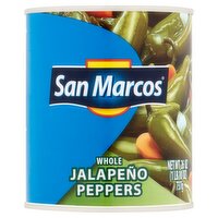 San Marcos Whole Jalapeño Peppers, 26 oz