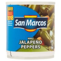 San Marcos Whole Jalapeño Peppers, 7 oz