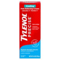 Tylenol Precise Lightly Scented Pain Relieving Cream, 4.0 oz, 4 Ounce