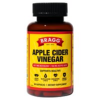 Bragg Apple Cider Vinegar Dietary Supplement, 90 count