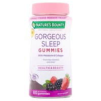 Nature's Bounty Optimal Solutions Gorgeous Sleep Berry Flavored Gummies, 60 count