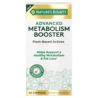 Nature's Bounty Advanced Metabolism Booster Dietary Supplement, 60 count, 60 Each