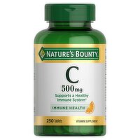 Nature's Bounty C Vitamin Supplement, 500 mg, 250 count, 250 Each