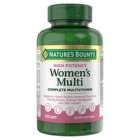 Nature's Bounty High Potency Women's Multi Complete Multivitamin Dietary Supplement, 120 count 
