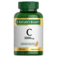 Nature's Bounty C Vitamin Supplement, 1000 mg, 100 count, 100 Each