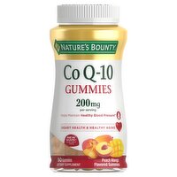 Nature's Bounty Peach Mango Flavored Co Q-10 Gummies, 200 mg, 60 count