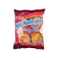 Bimbo Mantecadas Mini Vanilla Muffins with Pecans, 4 count, 4.34 oz