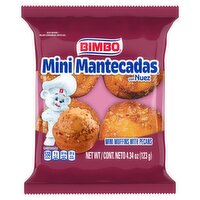 Bimbo Mini Muffins with Pecans, 4.34 oz