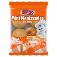 Bimbo Vanilla Mini Mantecadas Mini Muffins, 4.41 oz