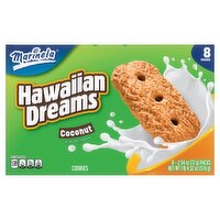 Marinela Hawaiian Dreams Coconut Cookies, 2.54 oz, 8 count