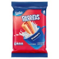 Marinela Barritas Strawberry Filled Cookies, 1.94 oz, 4 count