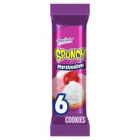 Marinela Sponch Marshmallow Cookies, 6 count, 3.17 oz