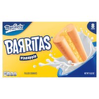Marinela Barritas Pineapple Filled Cookies, 8 count, 15.52 oz