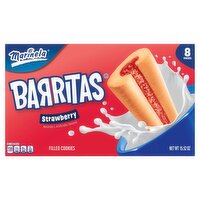 Marinela Barritas Strawberry Filled Cookies, 8 count, 15.52 oz