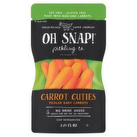 OH SNAP! Carrot Cuties Baby Carrots Pickled, 2.5 oz, 2.25 Fluid ounce