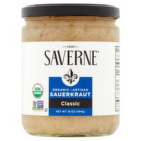 Saverne Classic Organic Artisan Sauerkraut, 16 oz