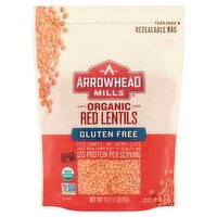 Arrowhead Mills Organic Red Lentils, 16 oz