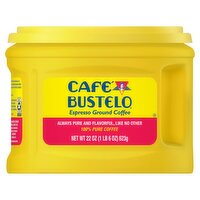 Café Bustelo 100% Pure Espresso Ground Coffee, 22 oz