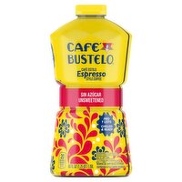 Cafe Bustelo Unsweetened Espresso Style Coffee Beverage, 40 fl oz