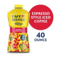 Café Bustelo Unsweetened Espresso Style Coffee Beverage, 40 fl oz