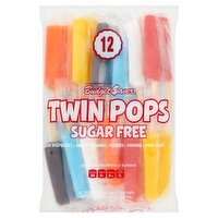 Budget Saver Sugar Free Twin Pops, 2.35 fl oz, 12 count