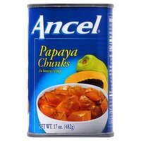 Ancel Papaya Chunks in Heavy Syrup, 17 oz