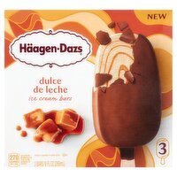 Häagen-Dazs Dulce De Leche Ice Cream Bars, 3 count, 9 fl oz, 9.13 Fluid ounce