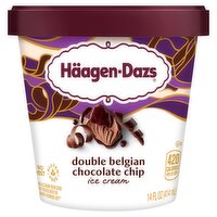 Häagen-Dazs Double Belgian Chocolate Chip Ice Cream, 14 fl oz, 14 Fluid ounce