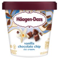 Häagen-Dazs Vanilla Chocolate Chip Ice Cream, 14 fl oz, 14 Fluid ounce