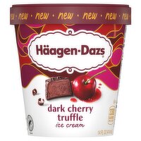 Häagen-Dazs Dark Cherry Truffle Ice Cream, 14 fl oz