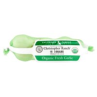 Christopher Ranch Organic Fresh Garlic, 3 count, 3 Ounce