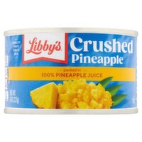 Libby's Crushed Pineapple Packed in 100% Pineapple Juice, 8 oz