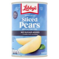 Libby's Bartlett No Sugar Added Sliced Pears in Water with Sucralose, 14.5 oz