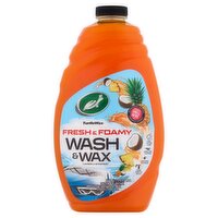 Turtle Wax Pineapple Coconut Outrageously Scented Wash & Wax Fresh & Foamy, 48 fl oz