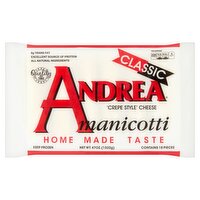 Andrea Classic Crepe Style Cheese Manicotti, 18 count, 47 oz, 47 Ounce