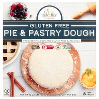 Wholly Gluten Free Gluten Free Pie & Pastry Dough, 2 count, 20 oz